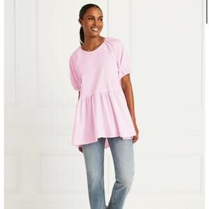 Hill House The Francesca Top In Ballerina Pink Size S